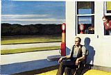 Edward Hopper Canvas Paintings - Four Lane Road
